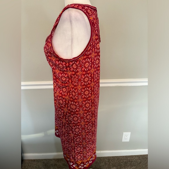 MAX STUDIO Printed Stretch Sleeveless Mini Dress - Picture 3 of 6